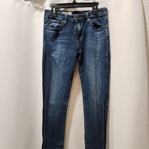 AG Adriano Goldschmied The Prima Mid-Rise Cigarette Denim Blue jeans